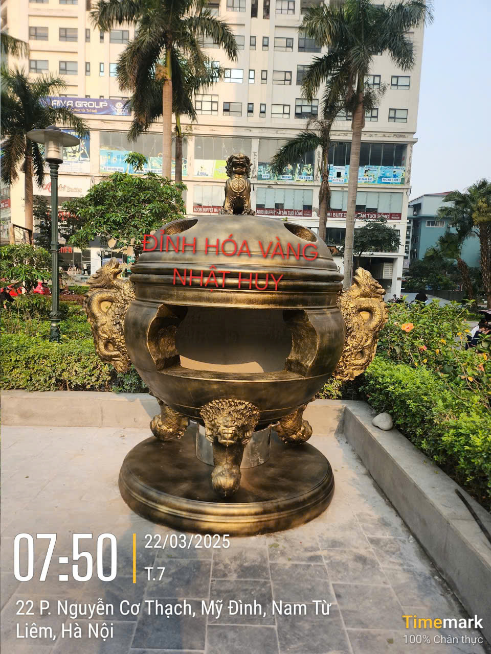 Đỉnh Hóa Vàng Nhị Long 147cm